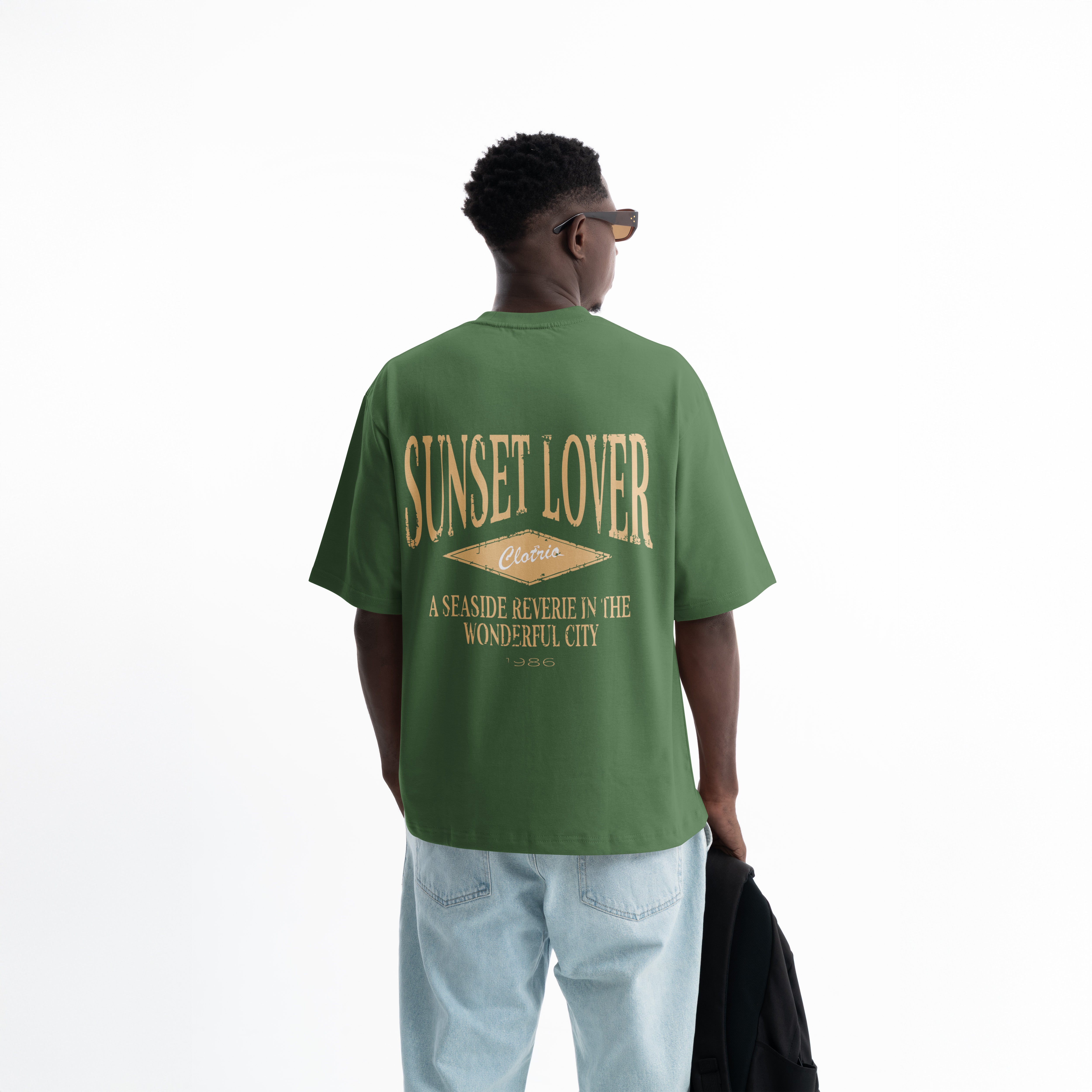 Sunset Lover Oversized Tees