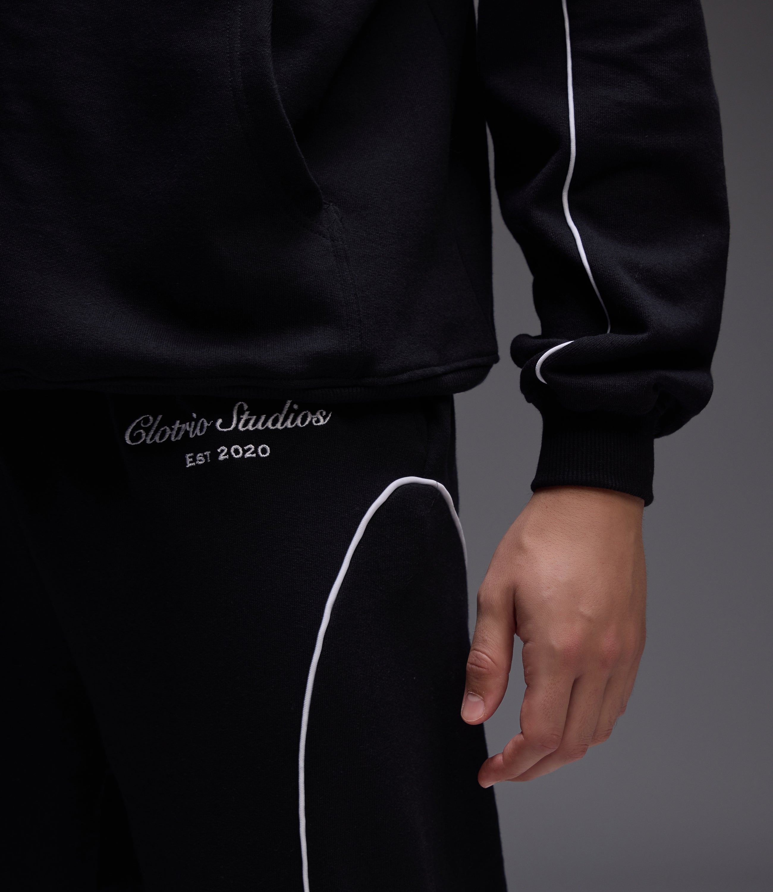 Nightstrike Black Baggy Sweatpants