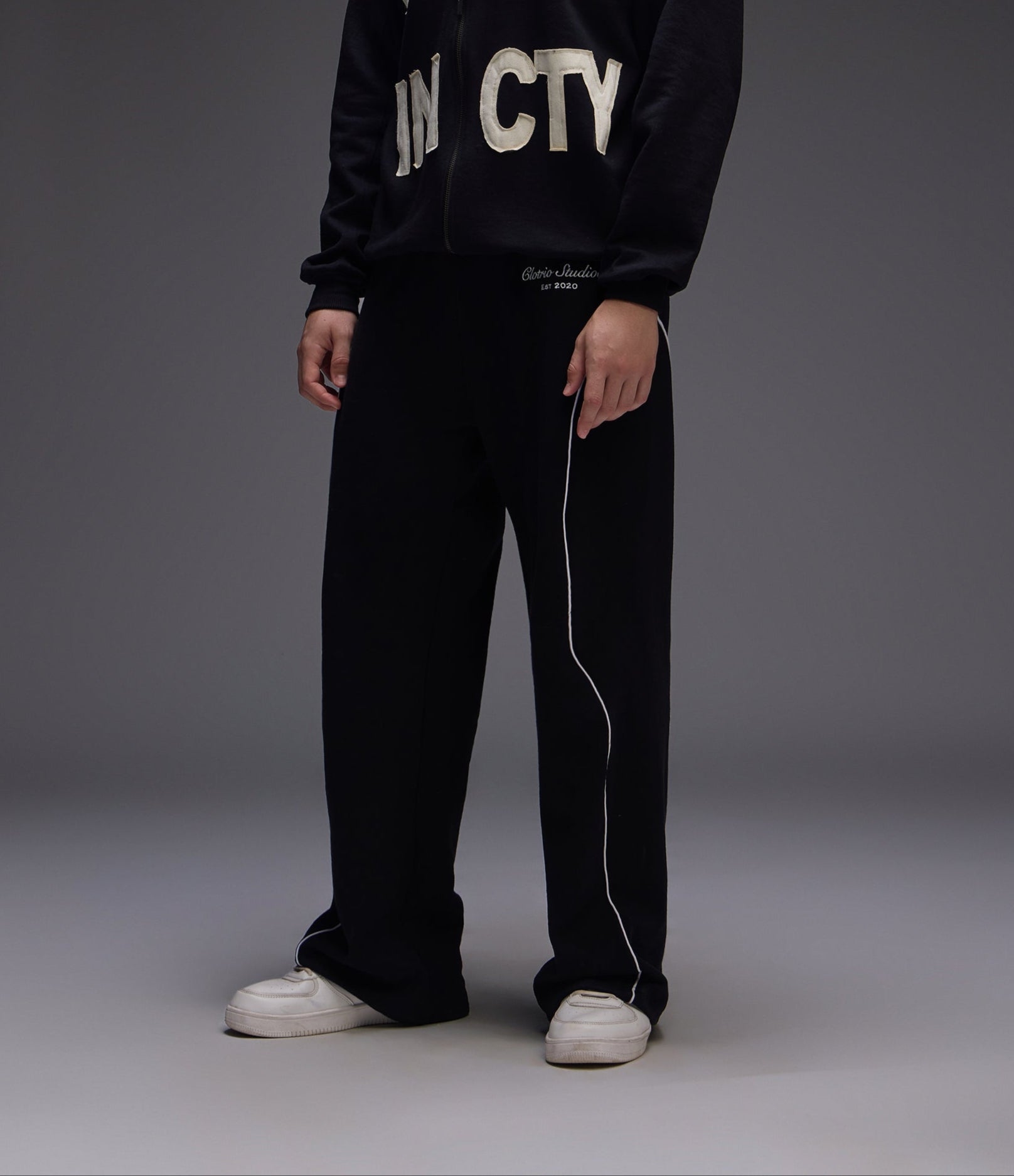 Nightstrike Black Baggy Sweatpants