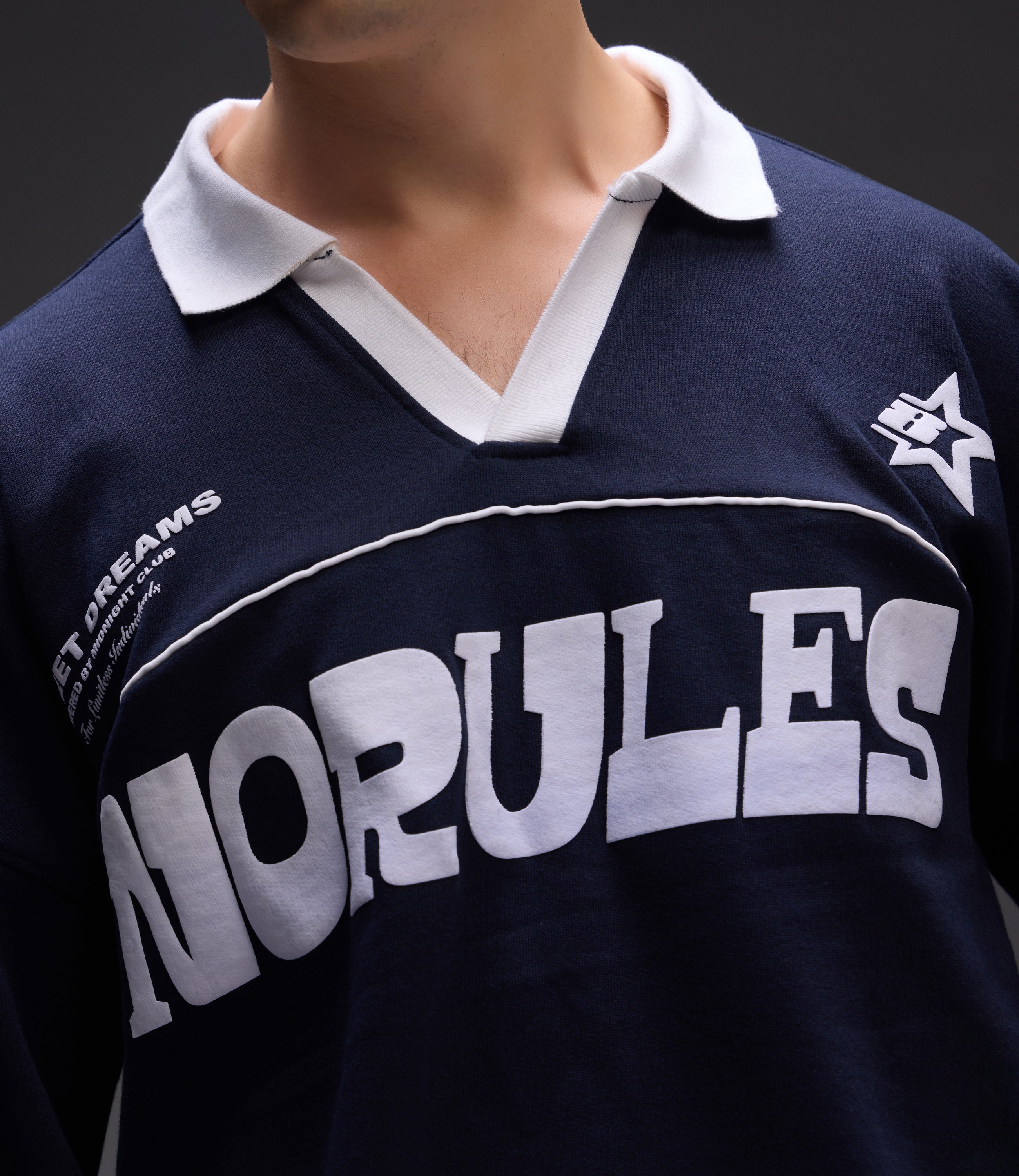 No Rules - Rugby Navy Sweatshirt