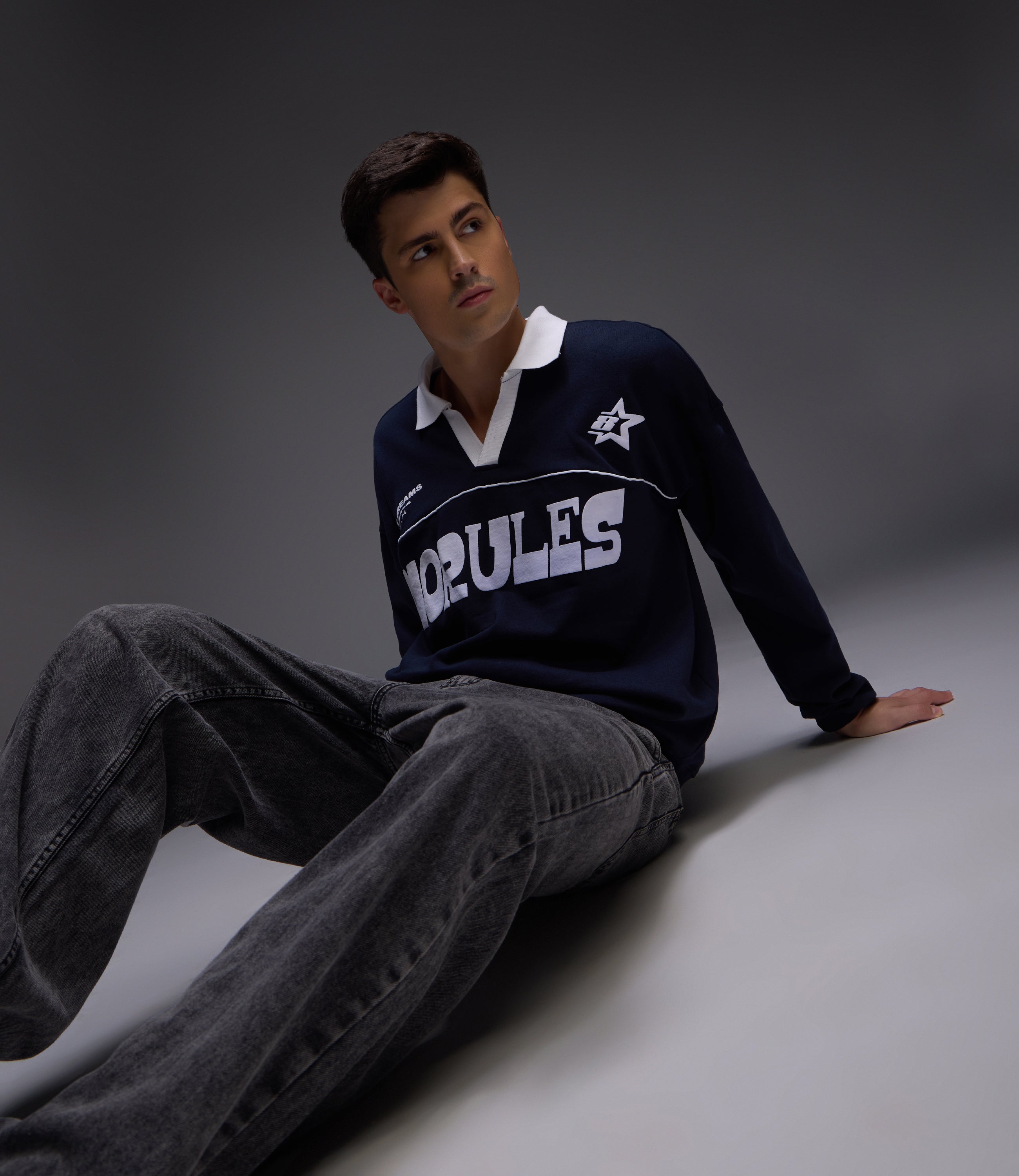 No Rules - Rugby Navy Sweatshirt