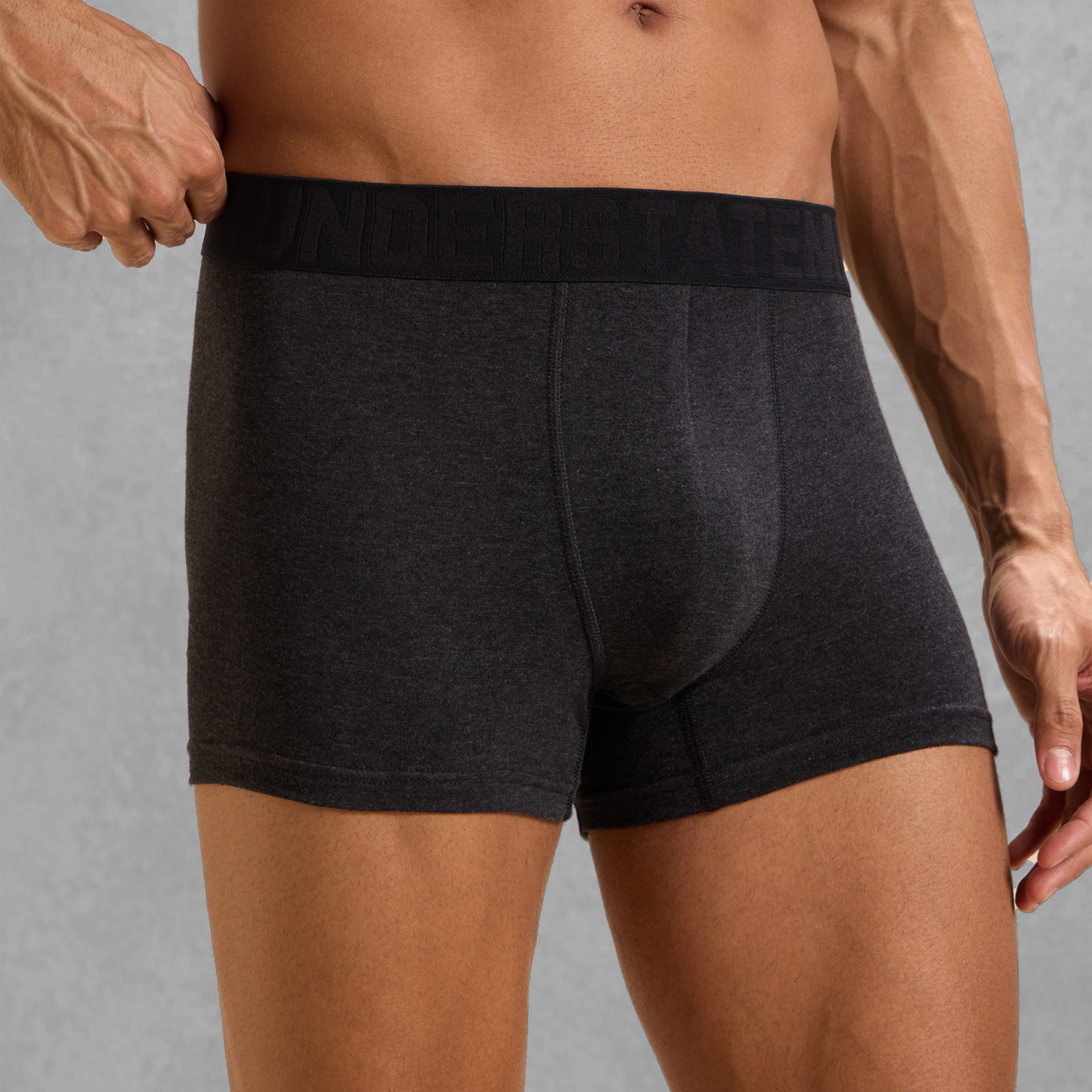 Understatement - Men's Antibacterial, 4-Way Stretch Trunks (PACK OF 4)