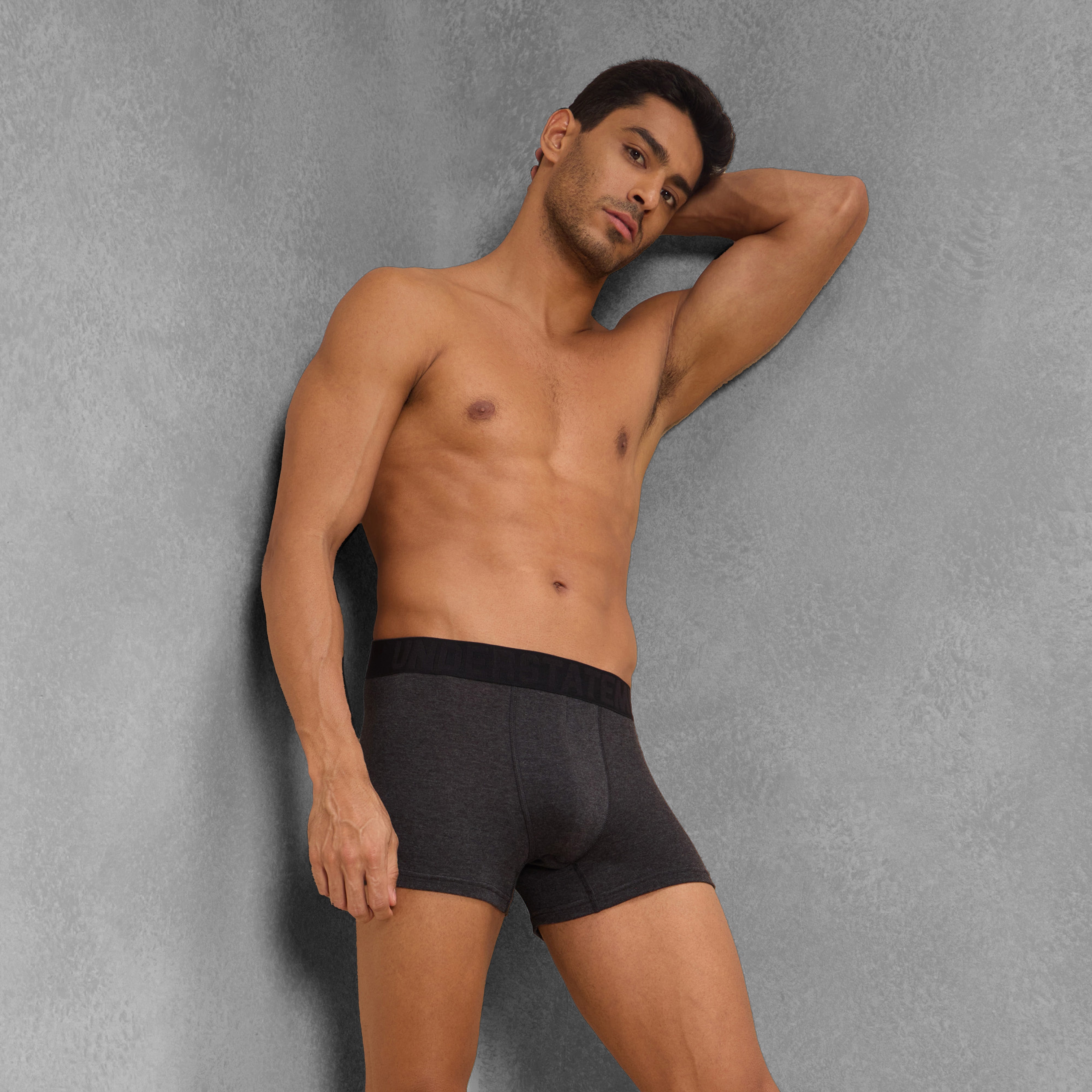 Understatement - Men's Antibacterial, 4-Way Stretch Trunks (PACK OF 4)