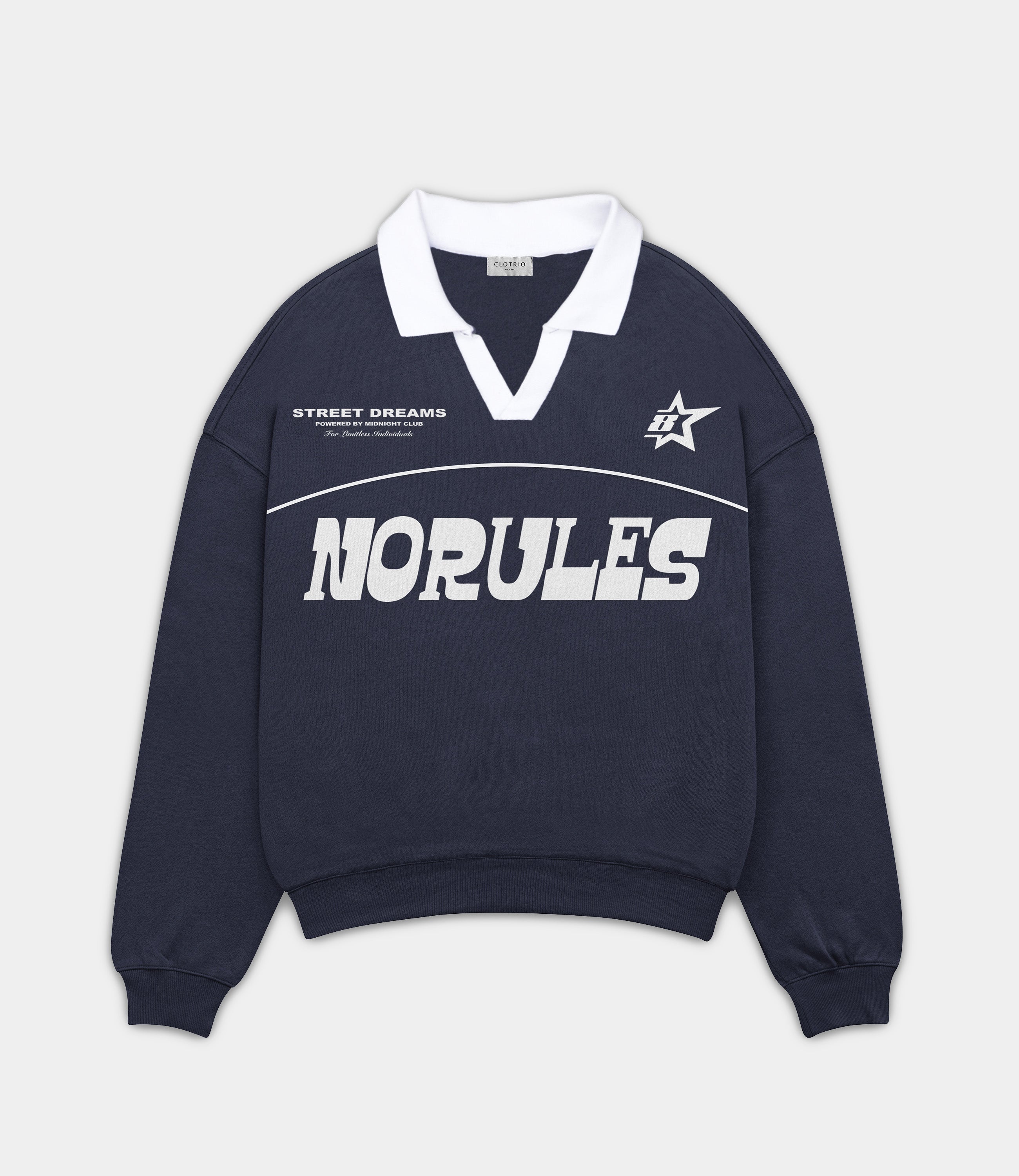 No Rules - Rugby Navy Sweatshirt
