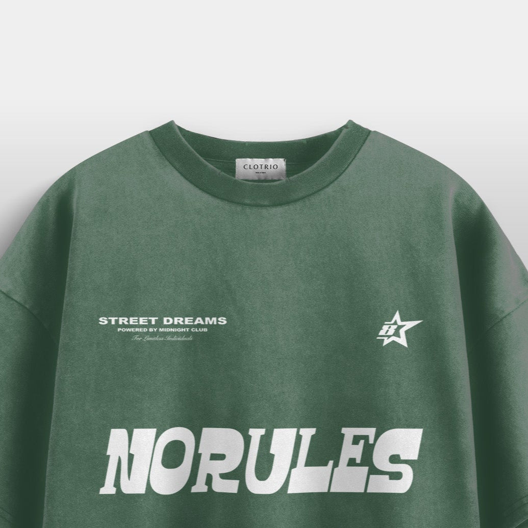 No Rules MDC - Washed Oversized Tee
