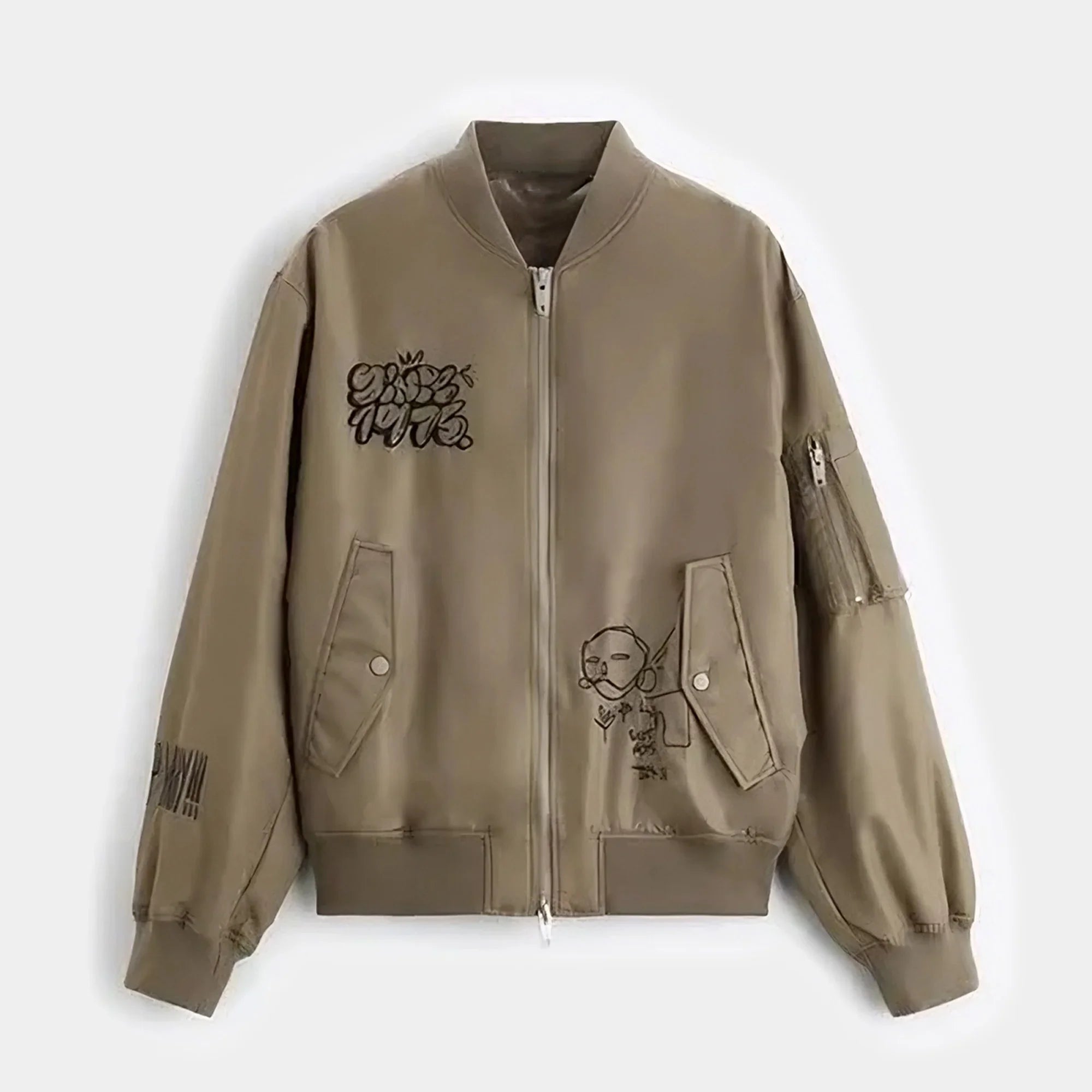 Your Turn - Signature Zipper Bomber Jacket