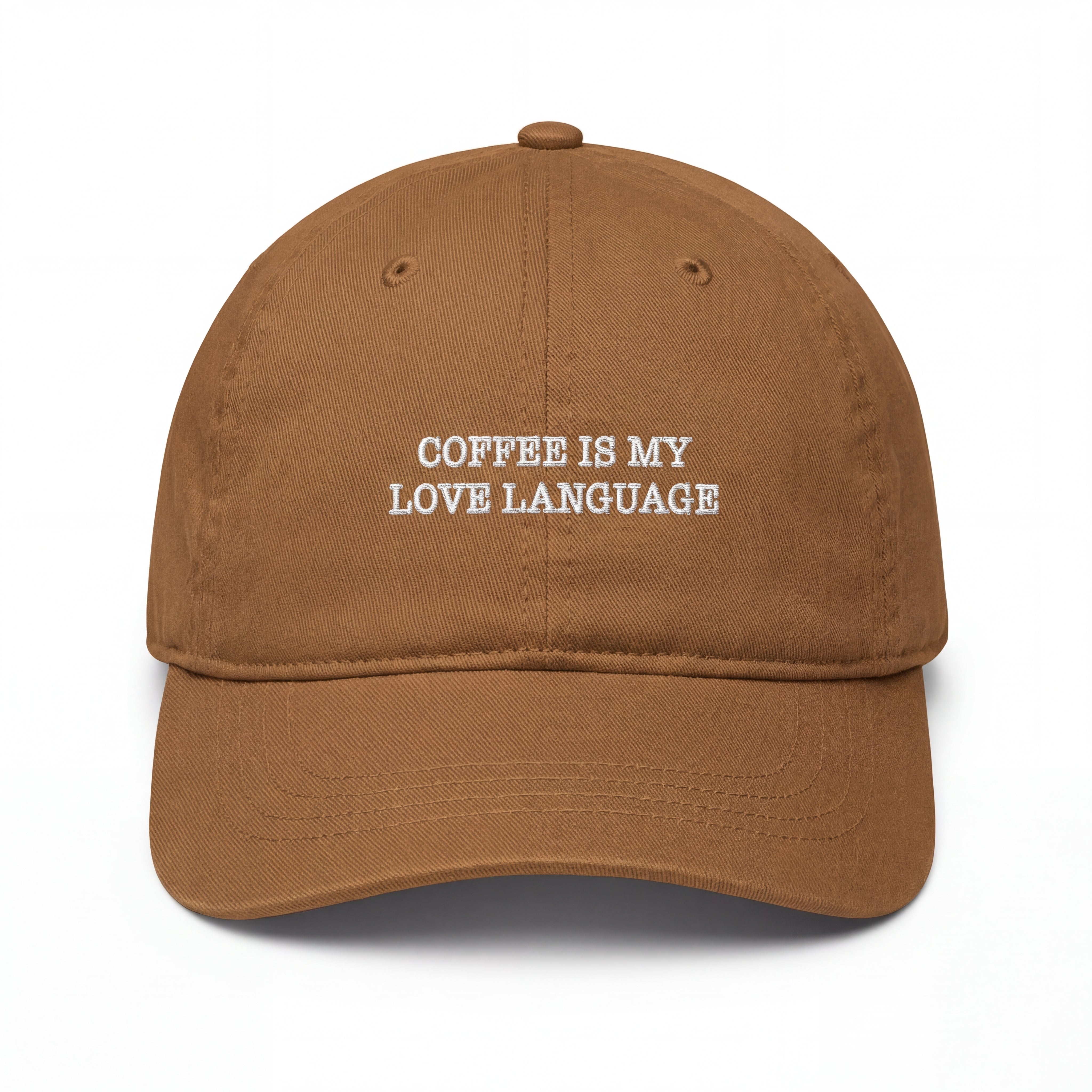 Coffee Is My Love Language Embroidered Baseball Cap
