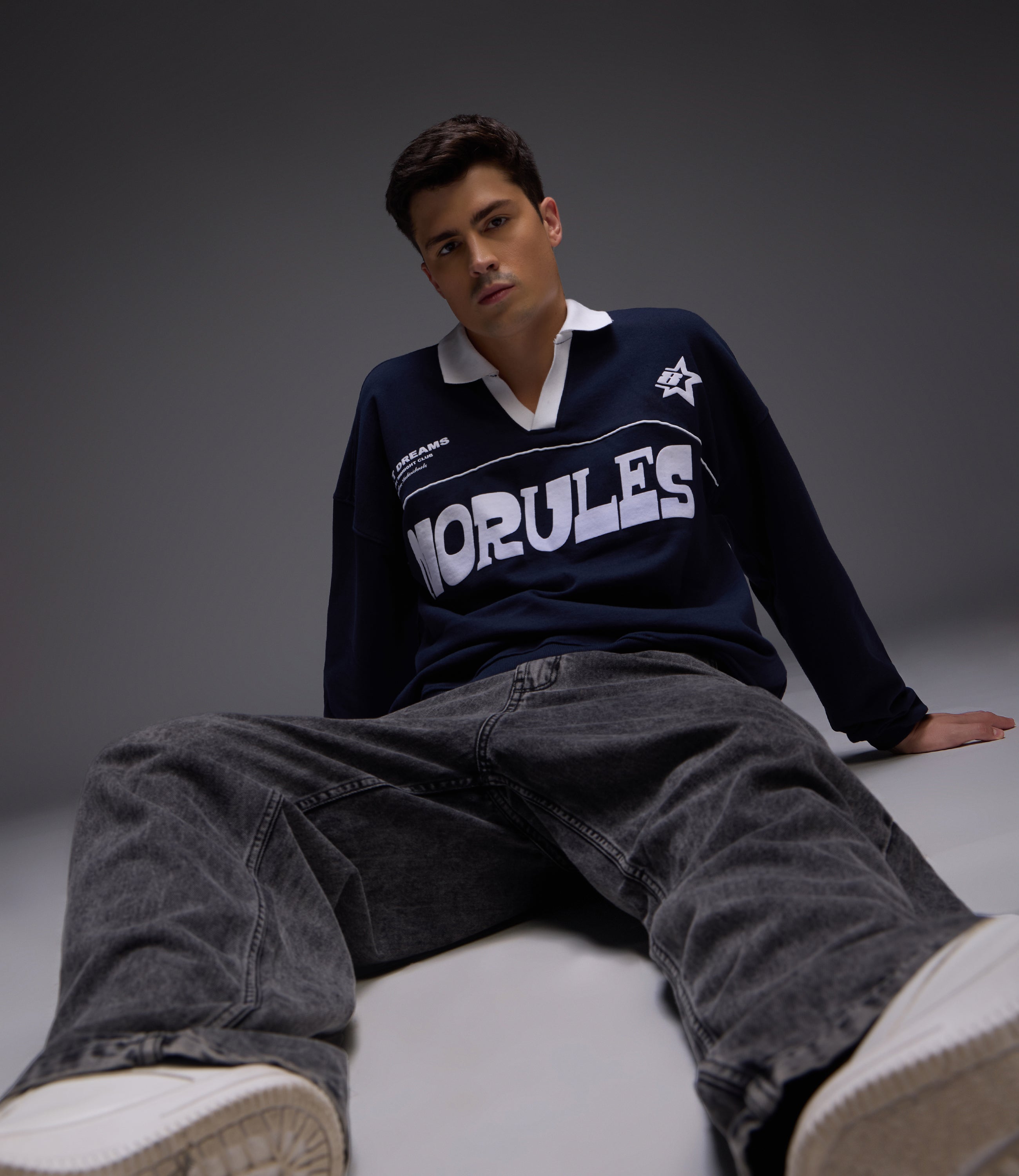 No Rules - Rugby Navy Sweatshirt