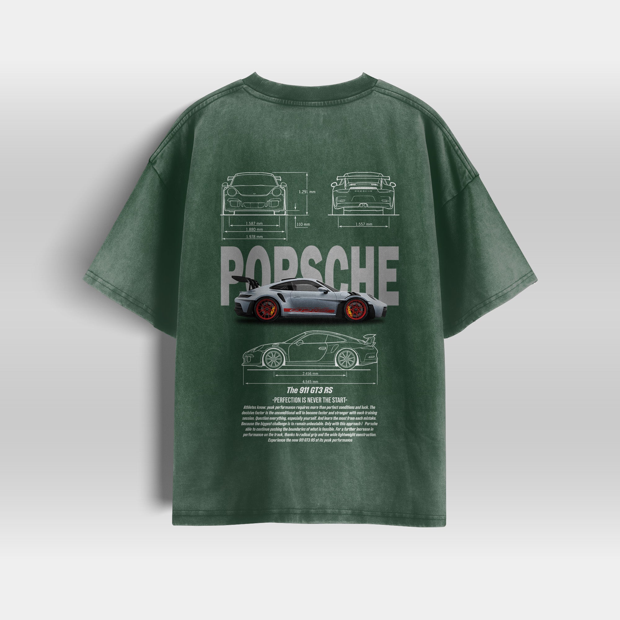Porsche - Washed Oversized Tee