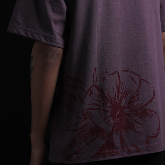 Blooming Oversized Tees - Earthy Escapes