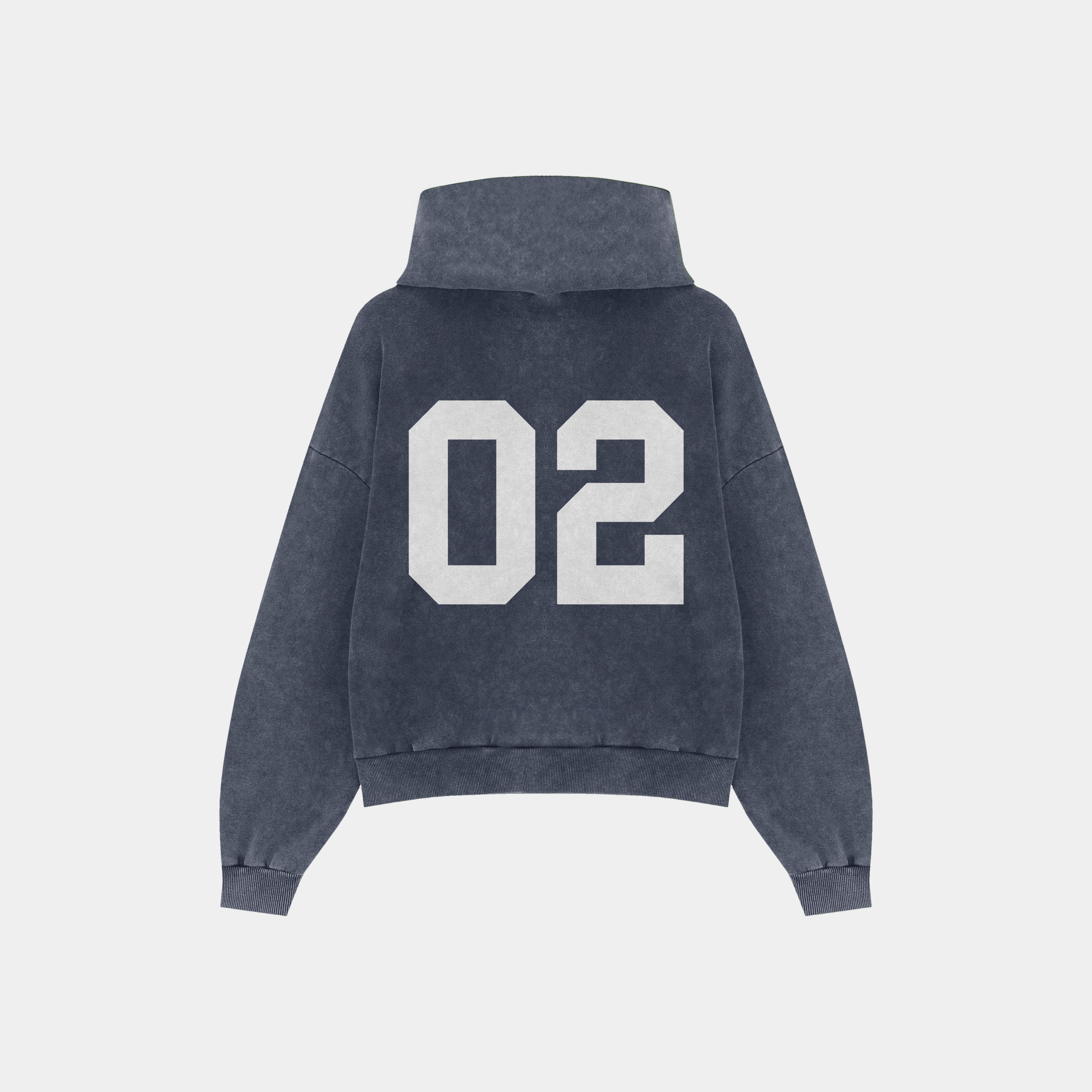 02 - Acid Washed Oversized Hoodie