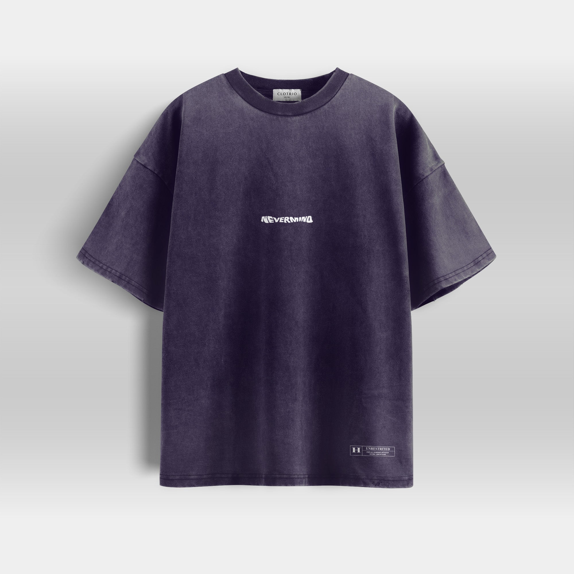 Nevermind V2 - Washed Oversized Tee