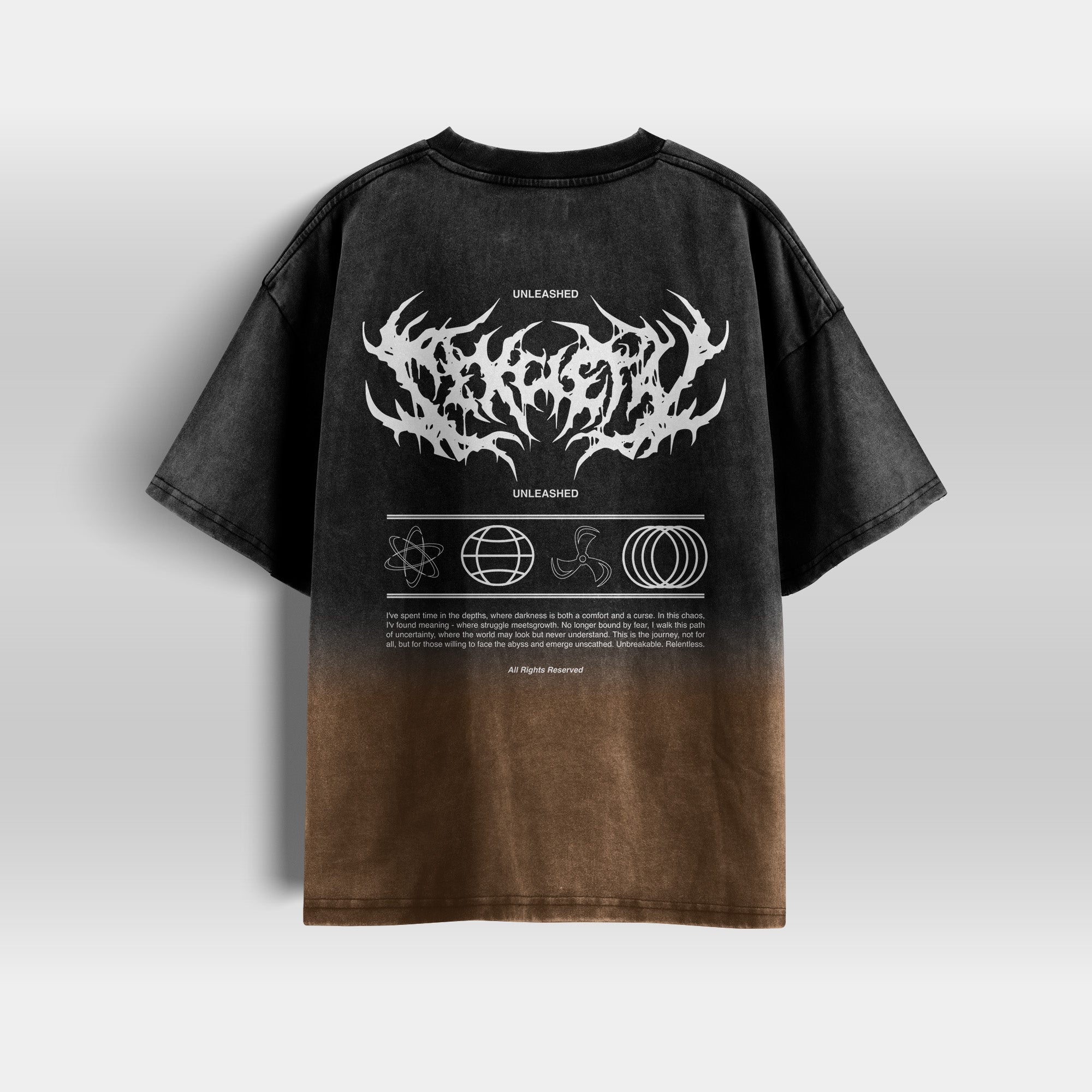 Unleashed - Washed Oversized Tee