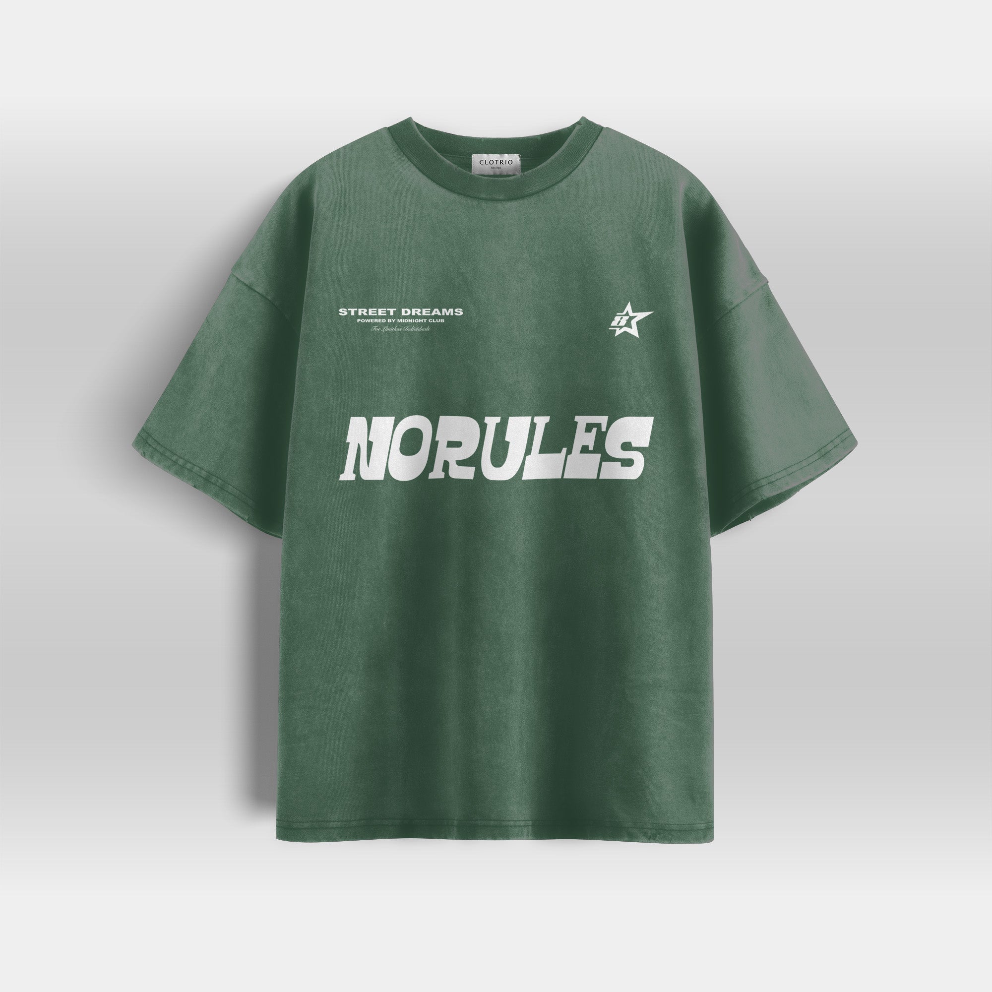 No Rules MDC - Washed Oversized Tee