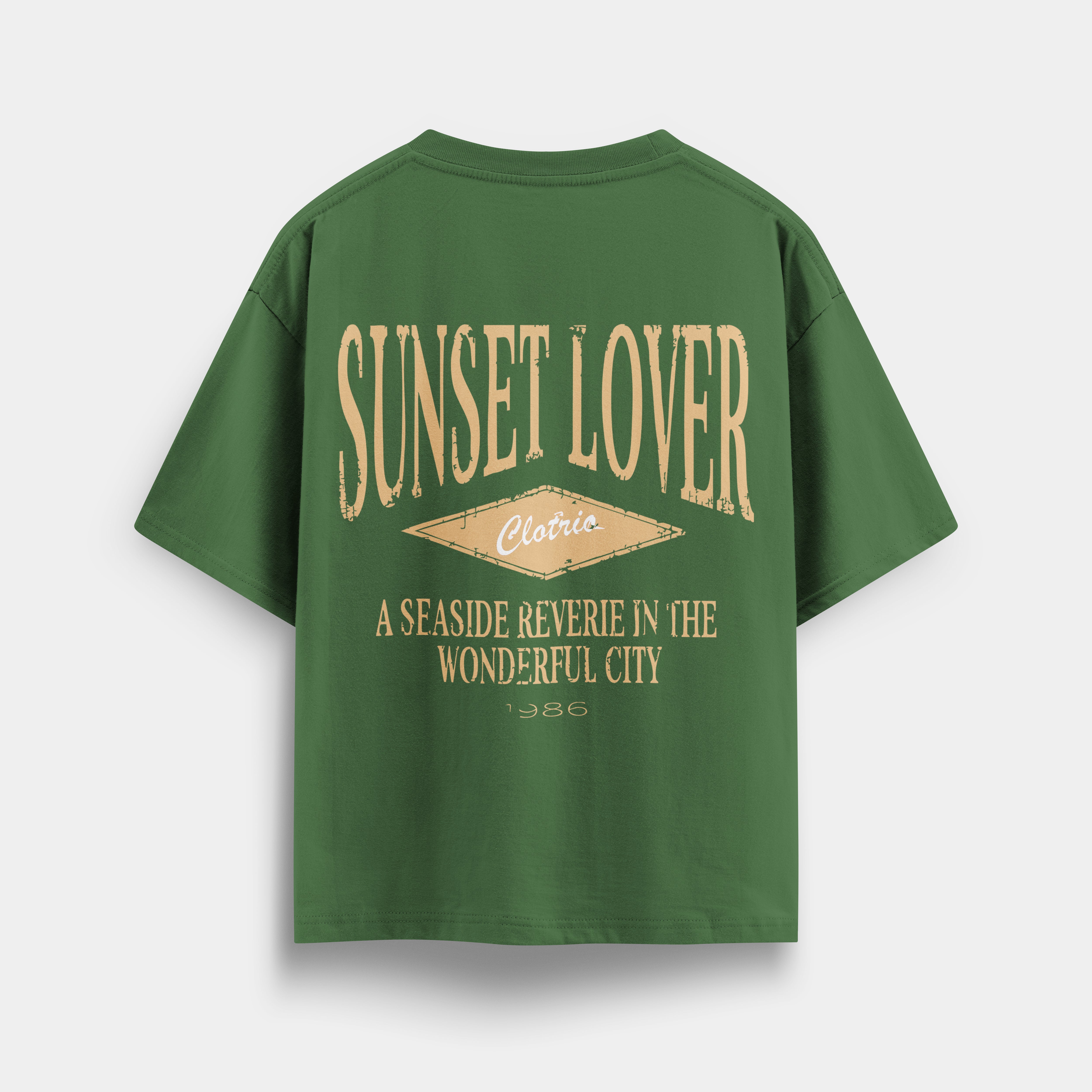 Sunset Lover Oversized Tees