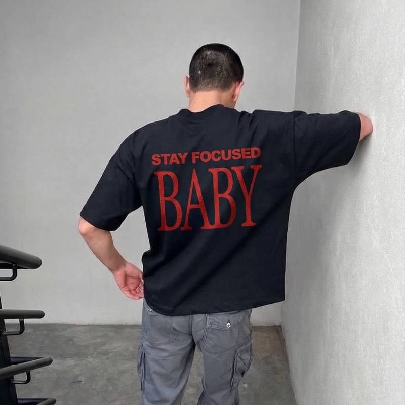 Stay Focused Baby Oversized Tees