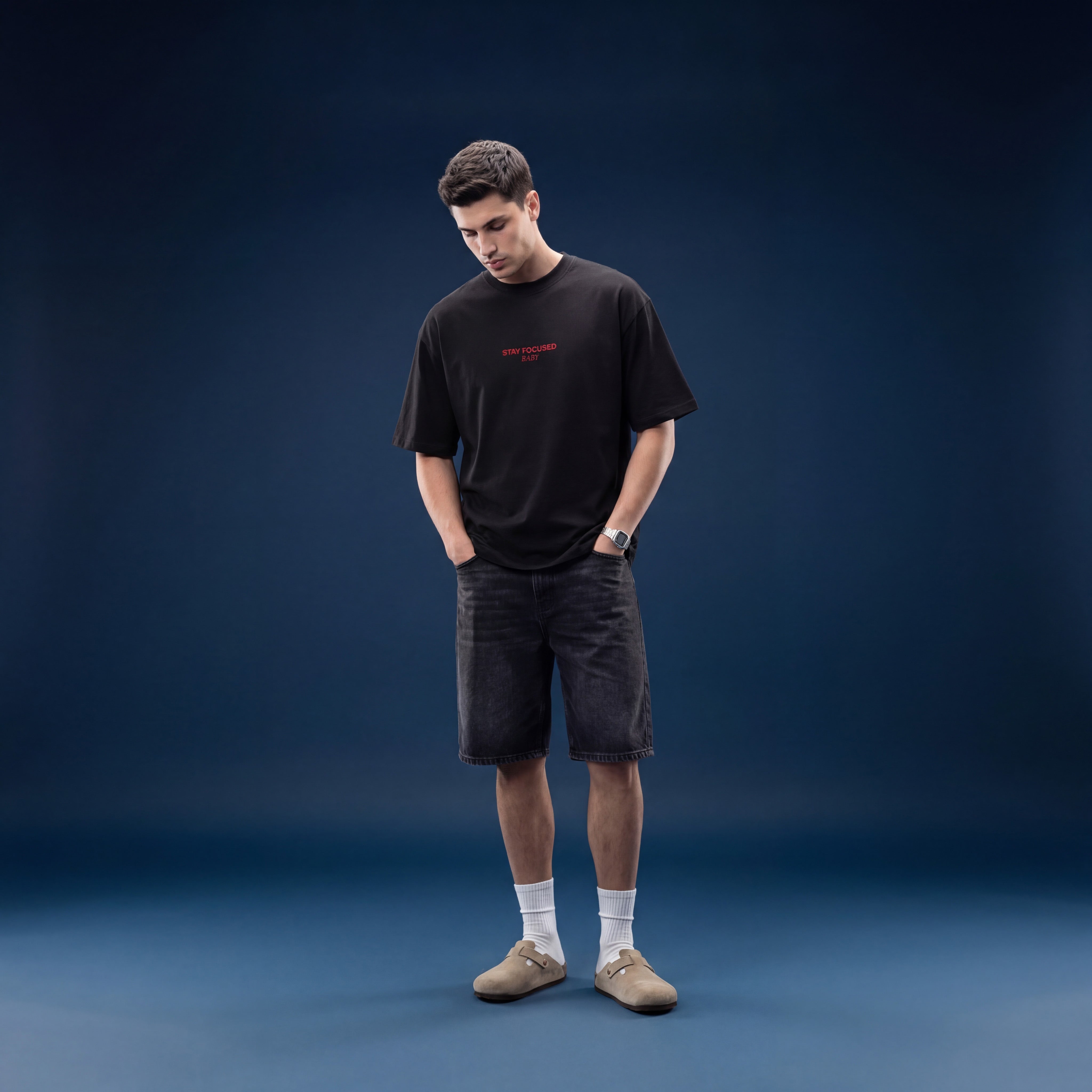 Stay Focused Baby Oversized Tees