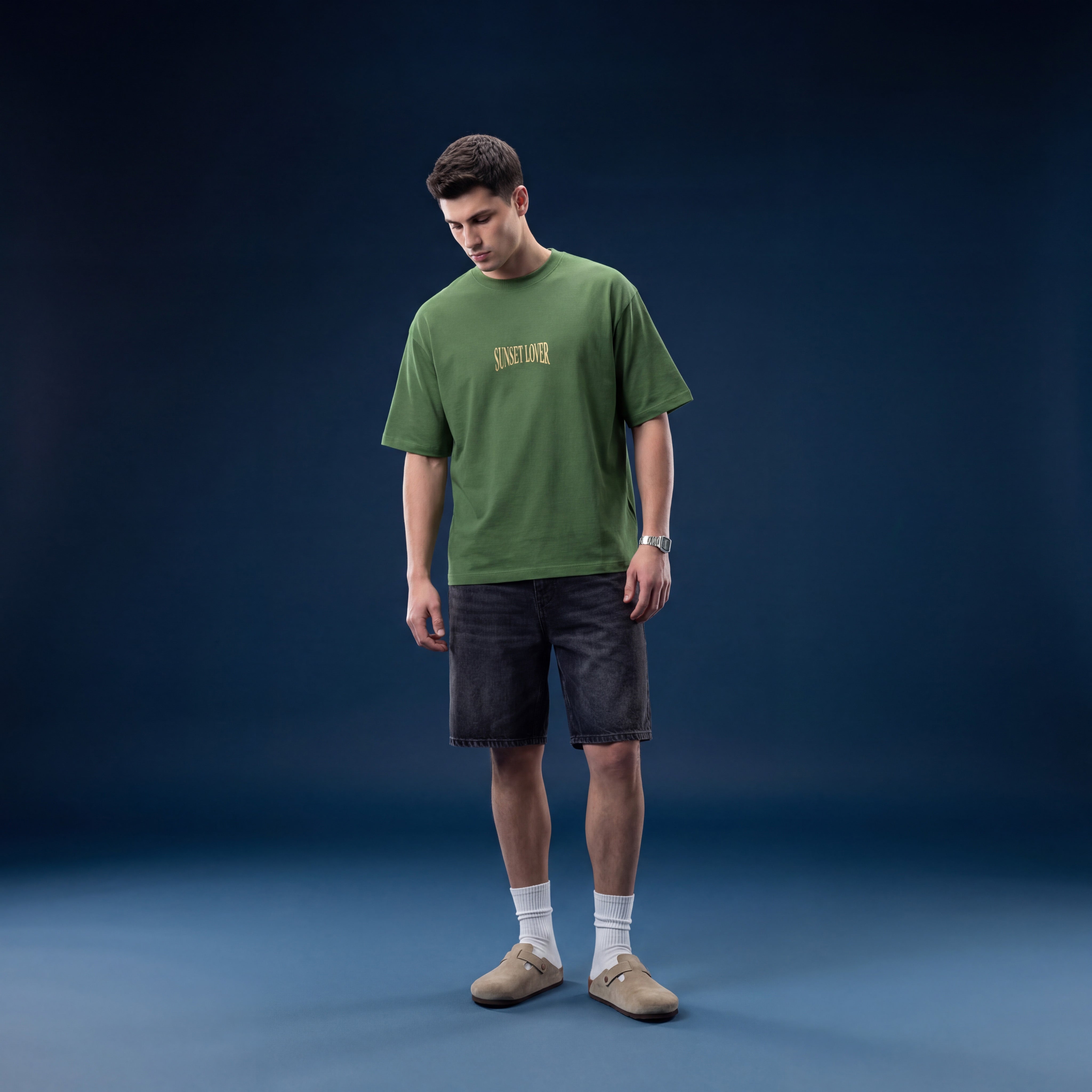 Sunset Lover Oversized Tees