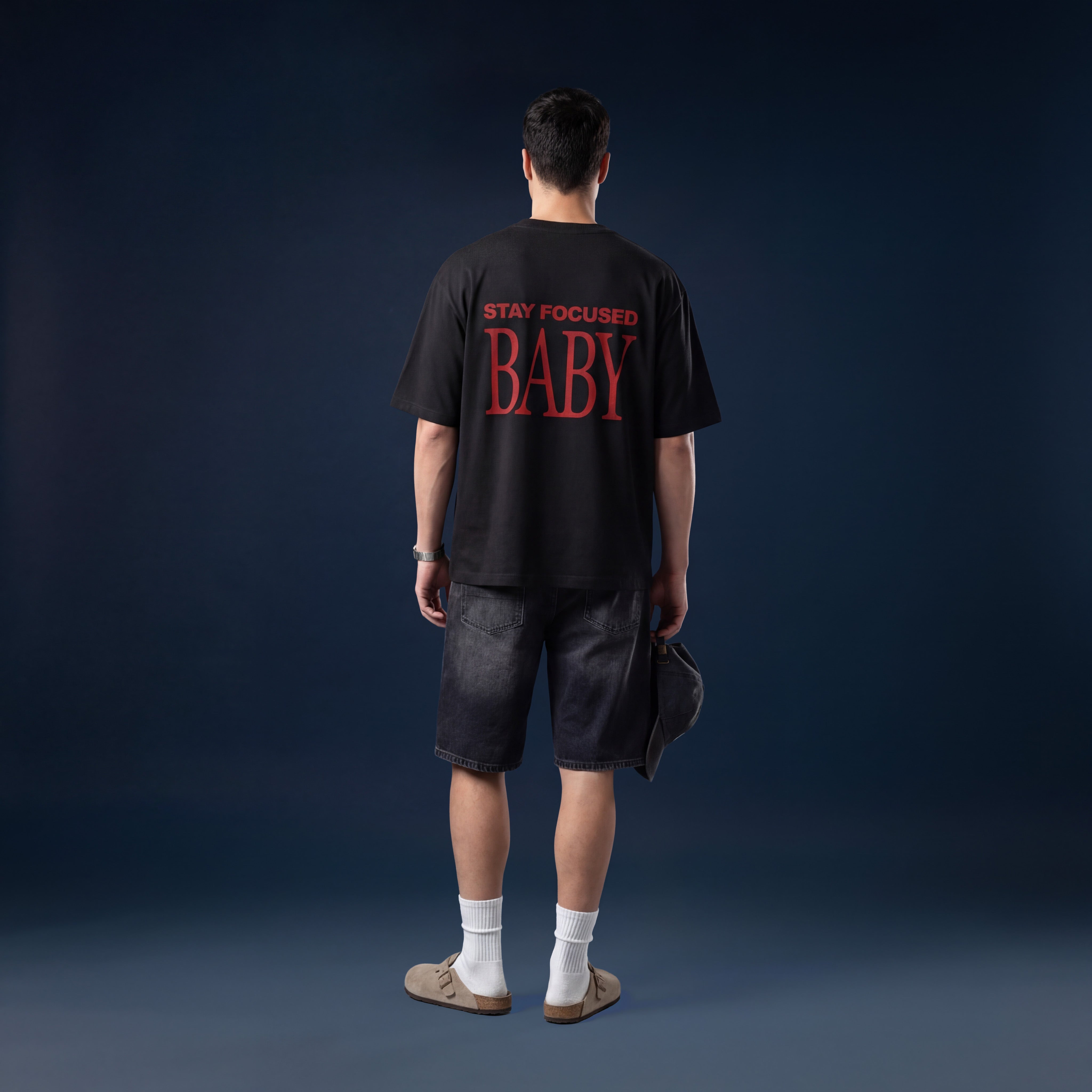 Stay Focused Baby Oversized Tees